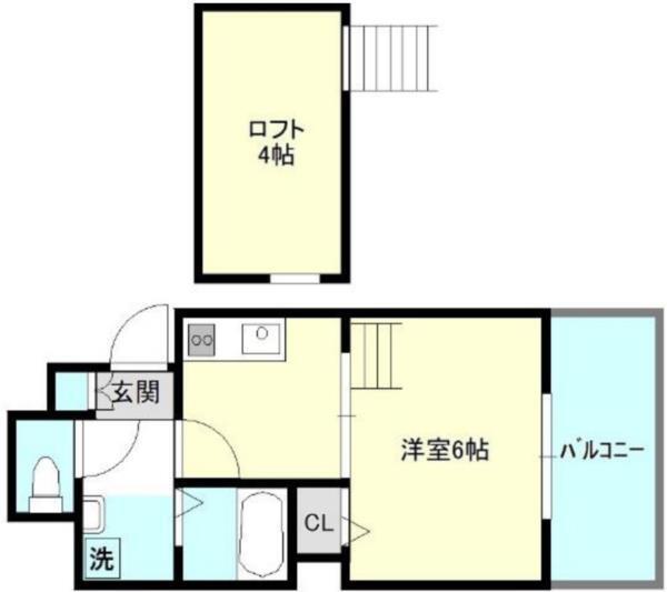オーシャンビュー湊町 間取り図画像