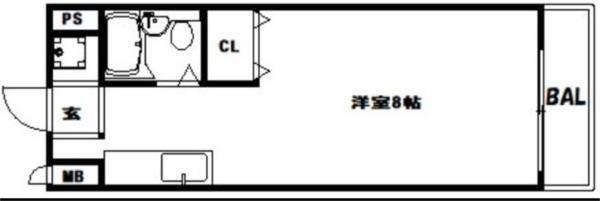 グランベール兵庫 間取り図画像