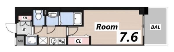 Luxe神戸WEST 間取り図画像