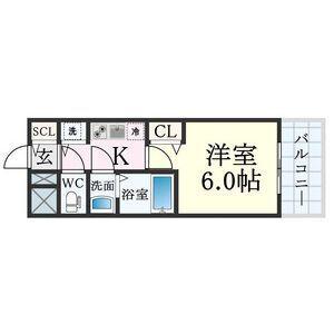 プレサンス新神戸駅前 間取り図画像