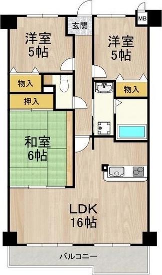 レフィナード 間取り図画像