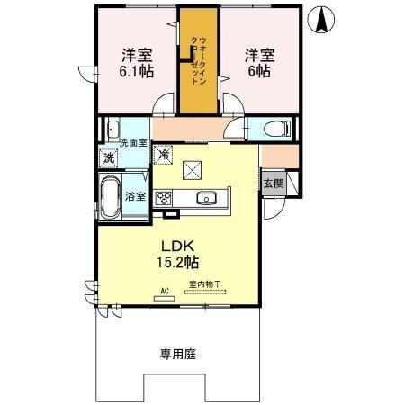 グランレーヴ壱番館 間取り図画像