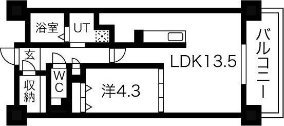 THE MUSE駅南 間取り図画像