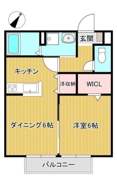 アビタシオンA棟 間取り図画像