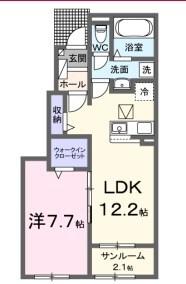 ハウオリエルア 間取り図画像