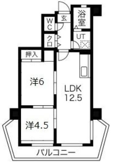 ホーユウパレス姫路広畑 間取り図画像