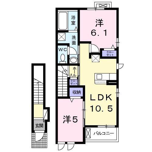 ダンディライオンIII−Ｂ 間取り図画像