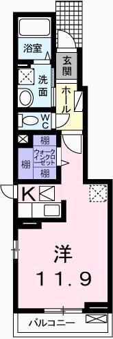 メゾン　ロングフィールド 間取り図画像
