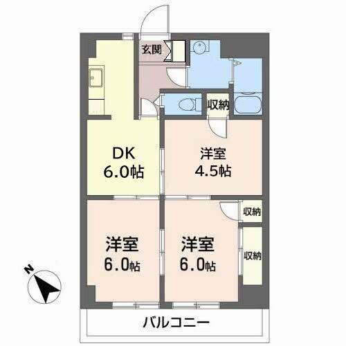 メゾンヒカリ 間取り図画像