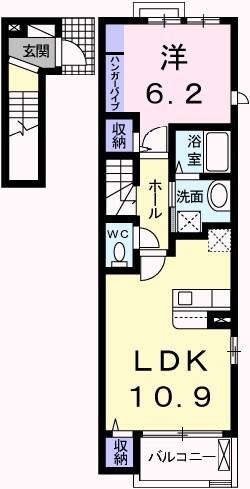 フィオーレ西庄Ａ 間取り図画像