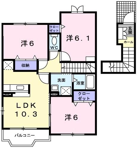 モデルンーミーツ 間取り図画像