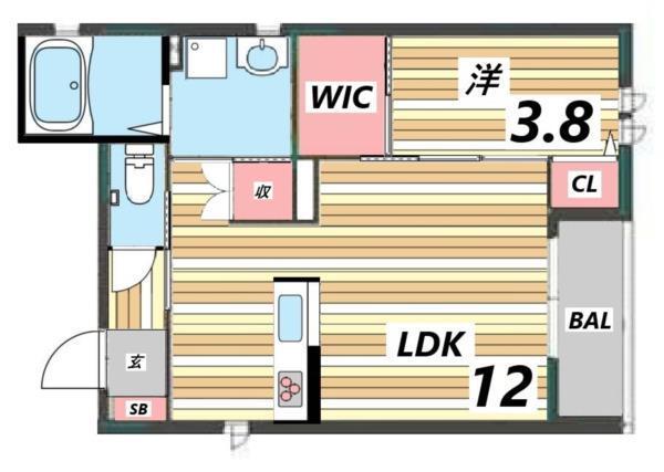 ラ　ペール 間取り図画像