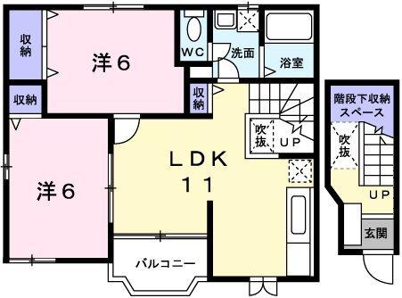 はくや西高洲 間取り図画像