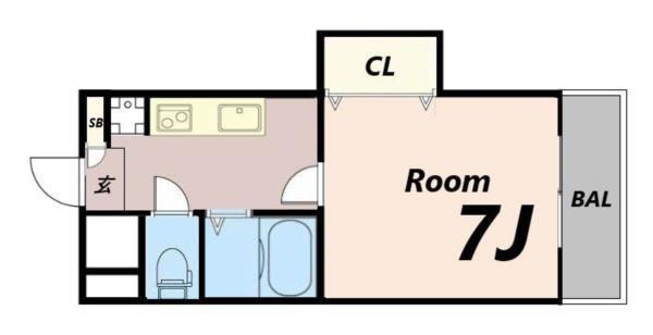 ジュネス神屋町 間取り図画像