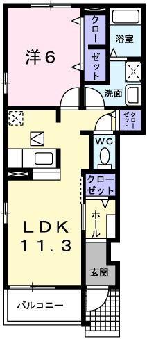 ファイン　コルソII 間取り図画像