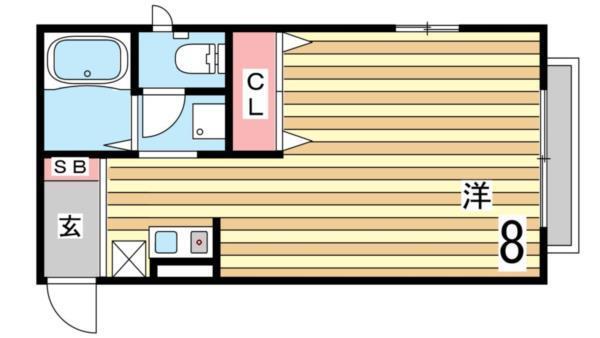 エトワール芦屋 間取り図画像