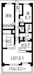 ローレルコート芦屋 間取り図画像