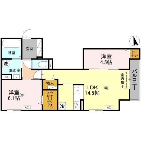 メゾン・ド・プティエル今津 間取り図画像