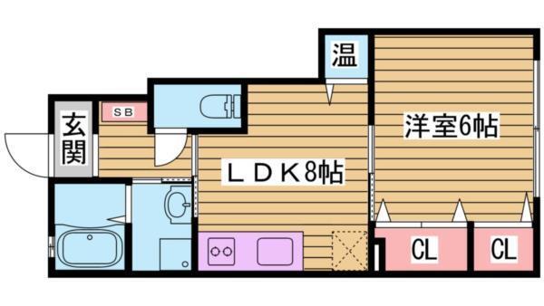 ハピネス・サイノII（101） 間取り図画像