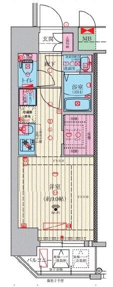 ファーストフィオーレ神戸元町ディモーラ 間取り図画像
