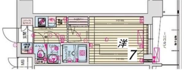 ソルテラスKOBE湊町 間取り図画像