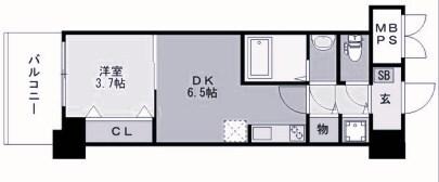 セラフィア神戸御影塚町 間取り図画像