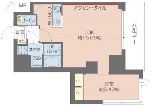 プレジオ武庫川ASIAN 間取り図画像