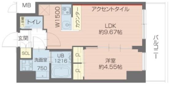 プレジオ武庫川ASIAN 間取り図画像