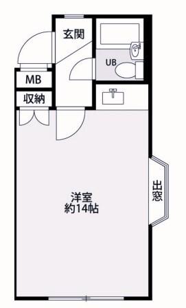 ライフイン芦屋弐番館 間取り図画像