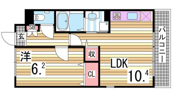 シエルオカモト 間取り図画像