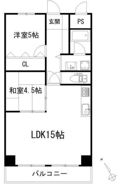 ベルトゥリー須磨 間取り図画像