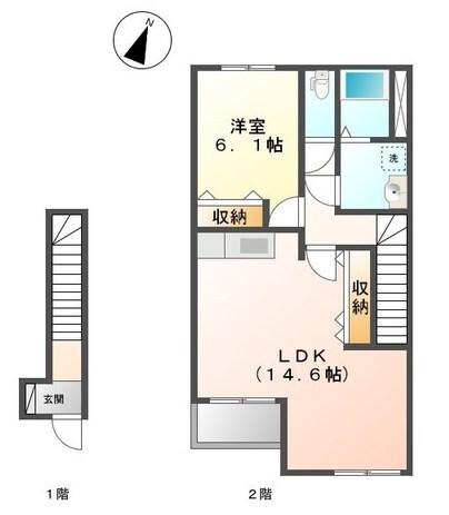 サンパレス 間取り図画像