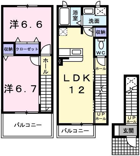 メゾン　ド　リジェールS 間取り図画像