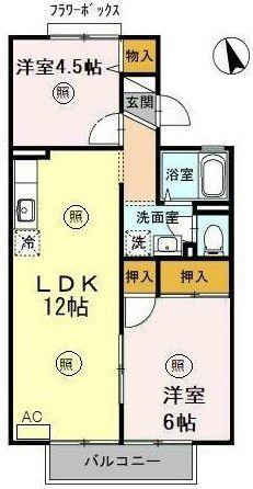 ハートランド　B棟 間取り図画像