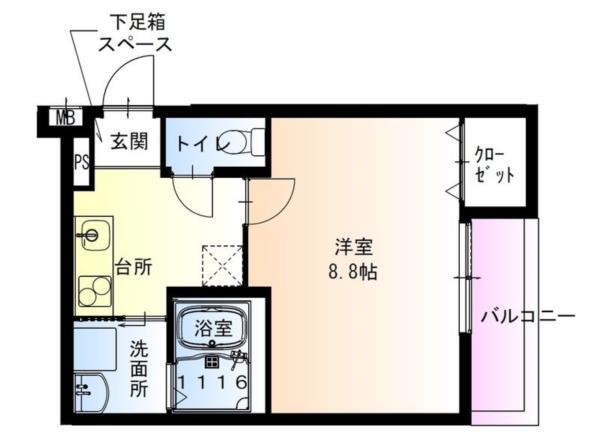 フジパレス西宮段上町 間取り図画像