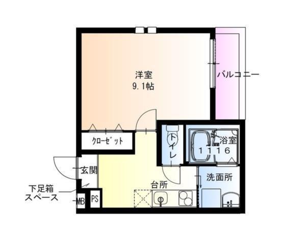 フジパレス西宮段上町 間取り図画像