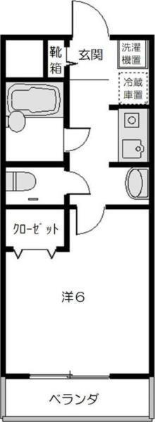ステラハウス４−600 間取り図画像