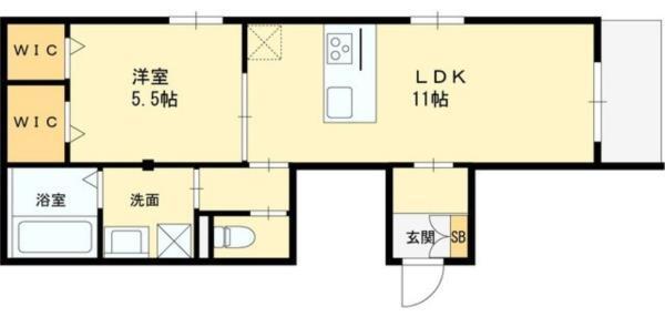 キャトル・レブローニュ 間取り図画像