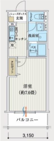 リアフラッツ上ヶ原 間取り図画像