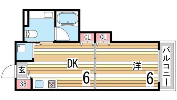 エスペランサ御影II 間取り図画像