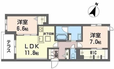 シャーメゾン神戸摩耶 間取り図画像