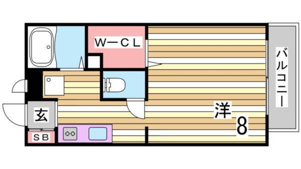 ディマンシュ 間取り図画像