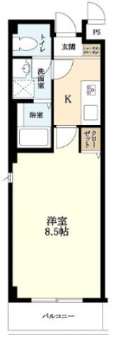 ウエスト 間取り図画像