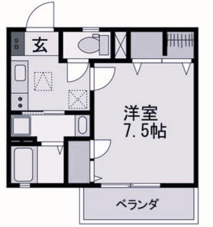 フルール岡本 間取り図画像