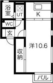 クライネブルーメ 間取り図画像