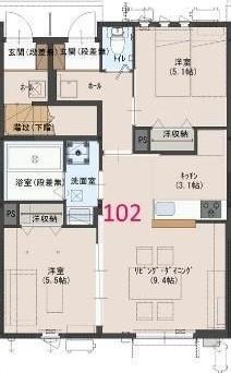 フルーレM 間取り図画像