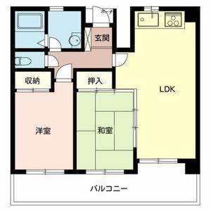 フレンドM東山 間取り図画像