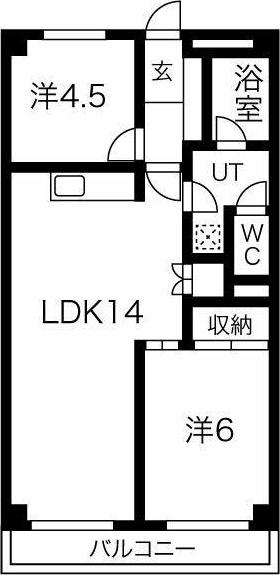 ハイツ野田 間取り図画像
