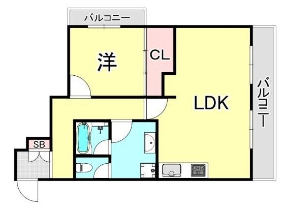 御影城の前パークハイム 間取り図画像