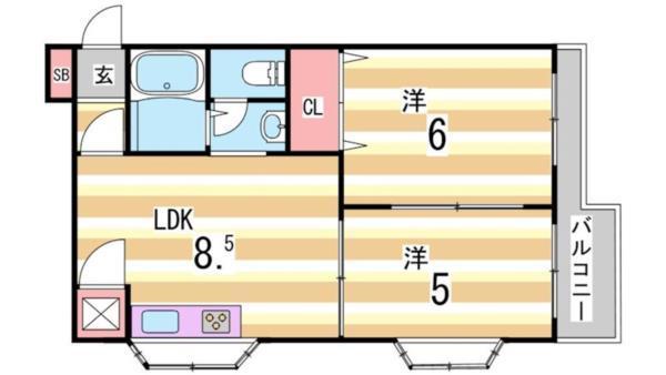 サンビルダー三宮 間取り図画像